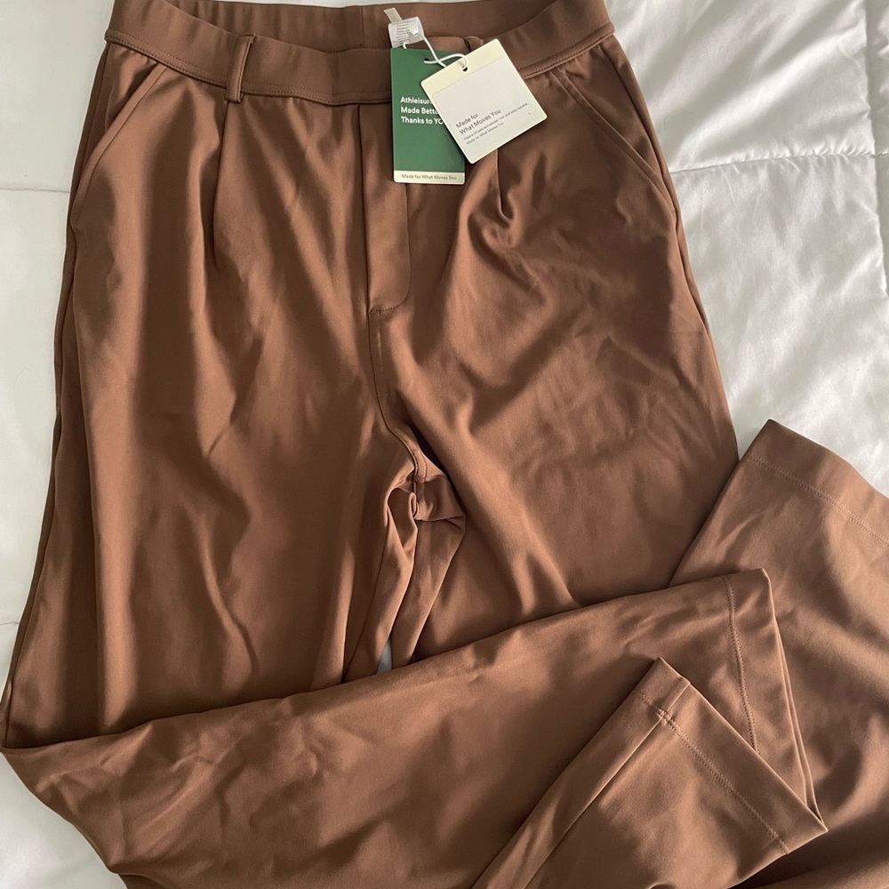 HALARA Tan Wide-Leg Women's Pants Small - Picture 3 of 6